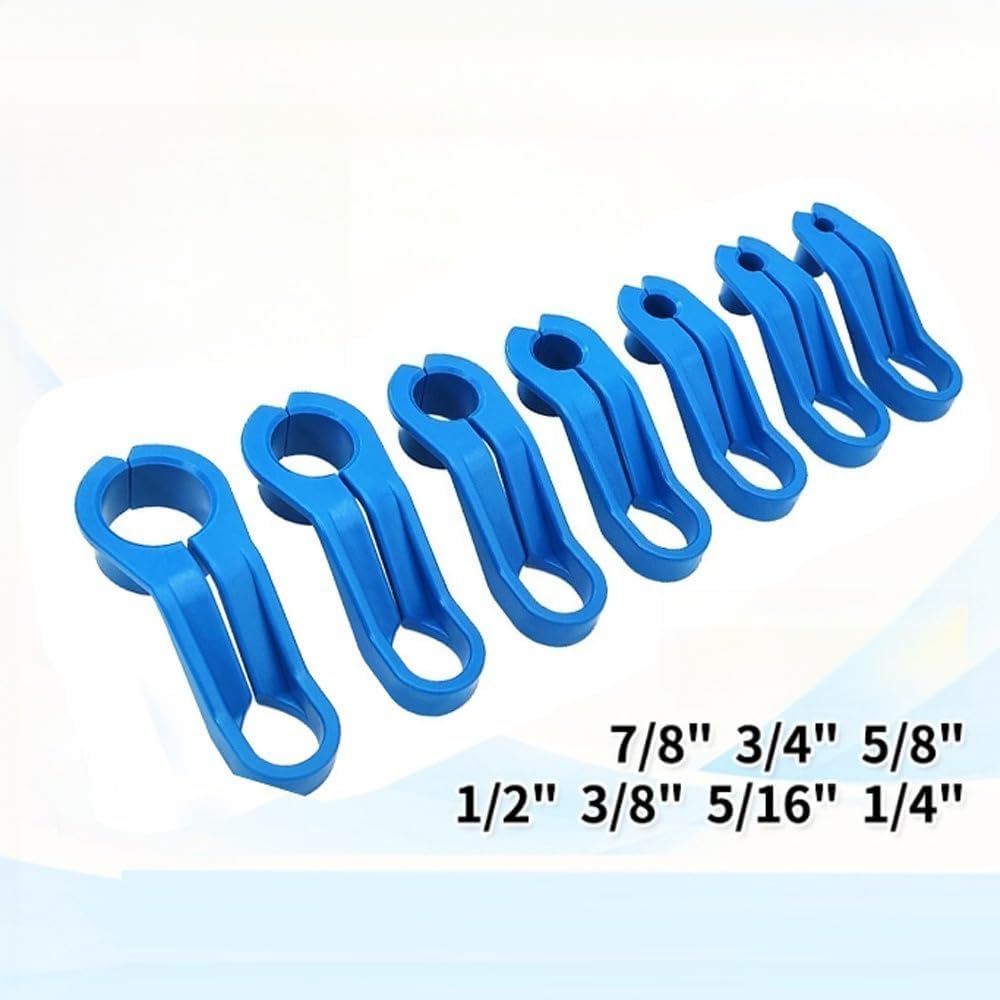 7 PCS Fuel Line Disconnect Tool Kit, 1/4" to 7/8" Quick Release Fuel Line Removal Tool, Compatible with Ford GM Chrysler Mazda