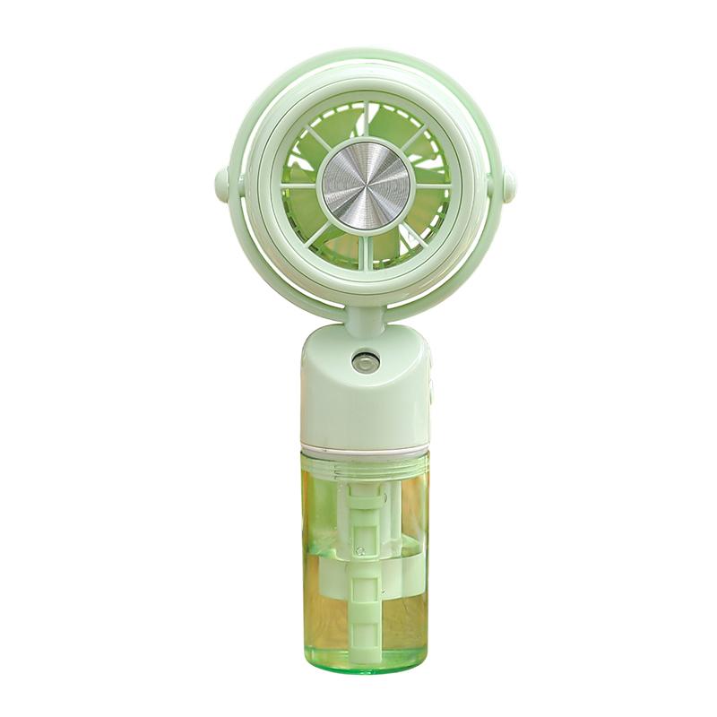 Rechargeable Handheld Misting Fan-Portable Battery Operated Water Mist Fan With 3 Adjustable Speed-Cooling Fan