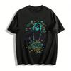Geometric Pattern Piper Muscular Man Graphic Print T-Shirt Pure Cotton T-shirt
