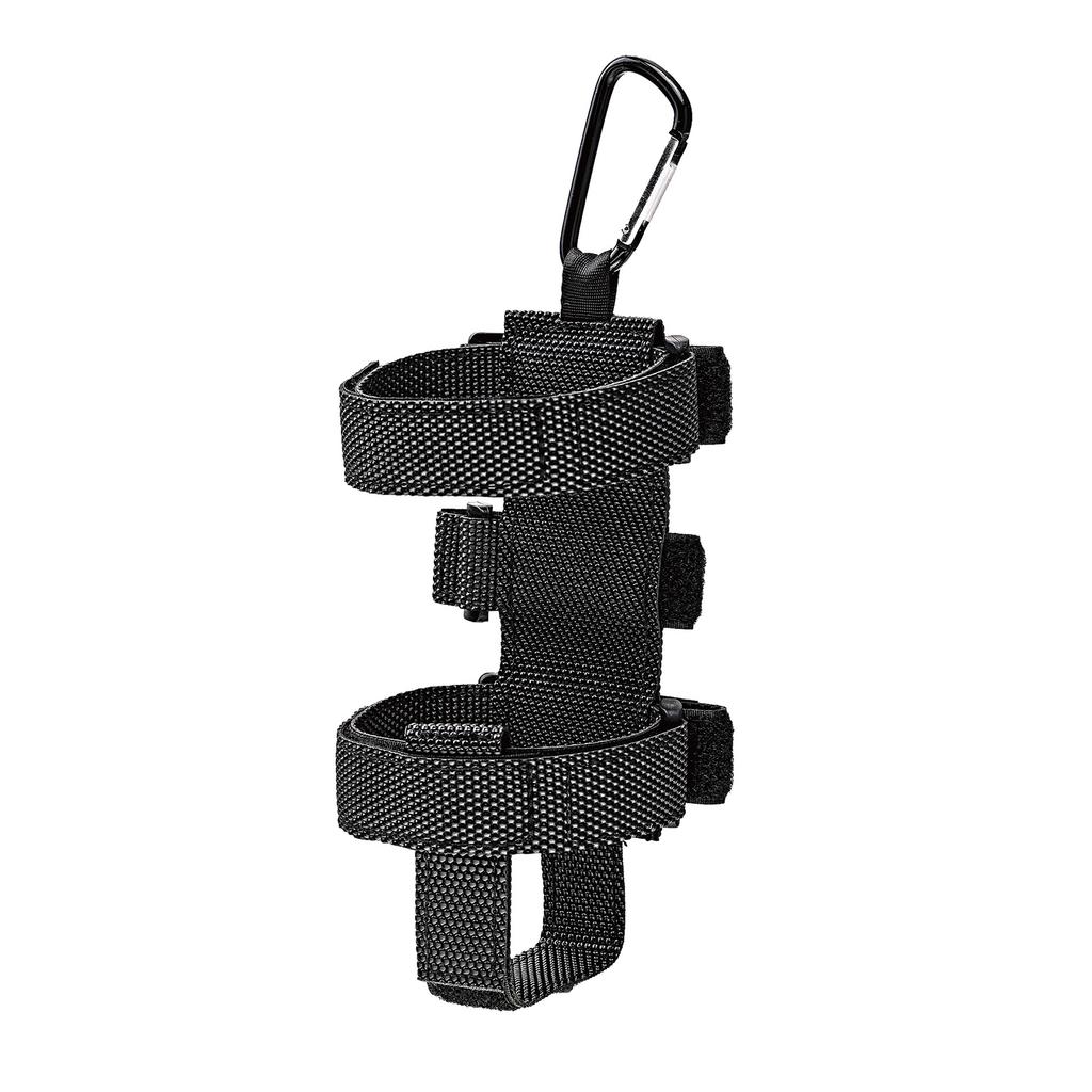 Tragbarer Fahrradlautsprecher-Montagegurt mit Karabiner Lenker-Lautsprecherhalter Fahrräder Lautsprechergurt Wasserflaschenhalter