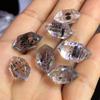 5Pcs Natural Herkimer Diamond Quartz Crystal - Raw Irregular Shaped Stone For Reiki Healing And Home Decor Collectible Stones