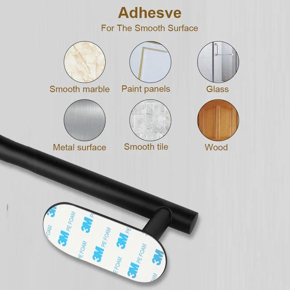 No Hole Punch Paper Towel Holder Self Adhesive Kitchen Napkin Holder Bathroom