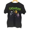 VTG Kasabian Band Live In Tour Heavy Cotton Black T Shirt S-5XL SE833 Unisex T-Shirt
