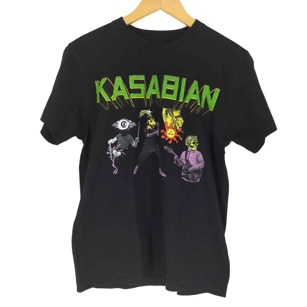 VTG Kasabian Band Live In Tour Heavy Cotton Black T Shirt S-5XL SE833 Unisex T-Shirt XL