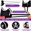 Halloween Cosplay Costume Pirate Headband Elastic EyePatch Adult Child Headwear