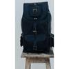 21" Lederrucksack Echtleder Rucksack Laptop Reise Schwarz Herrentasche
