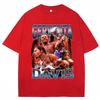 T-shirt Imprimé Tank Gervonta Davis Style Vintage Harajuku Hip Hop Ample Vintage T-shirts Boxe Coton T-shirt Streetwear