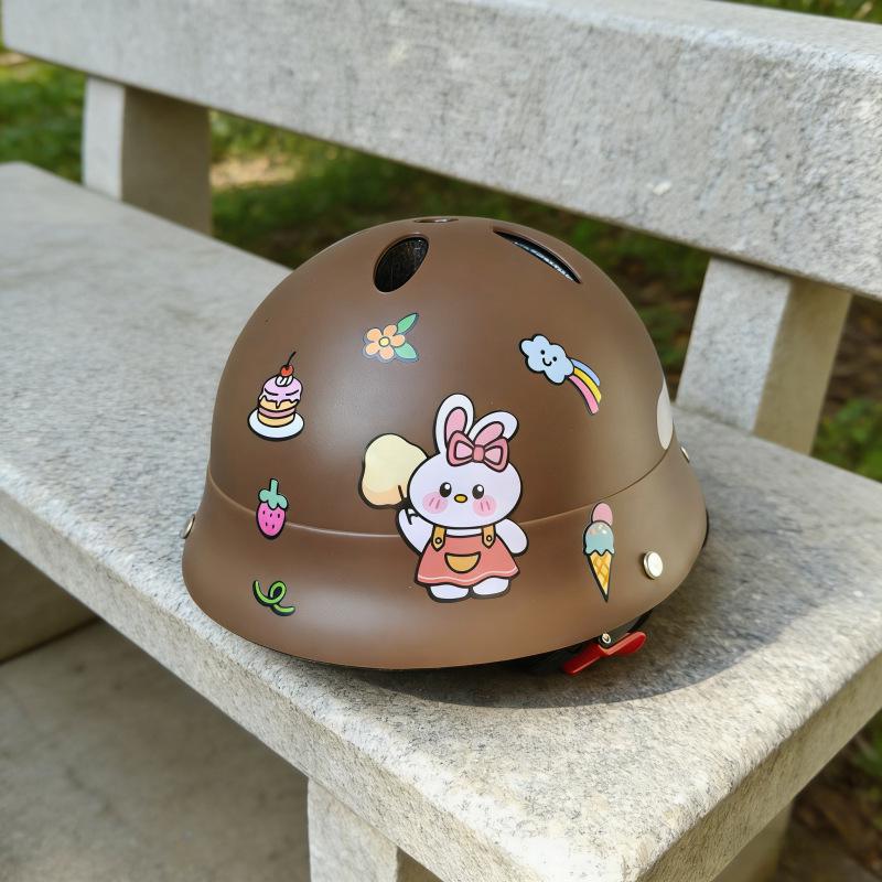 

Baby Electric Vehicle Travel Helmet, 0-6 Years, Adjustable, 3C Certified, Drop Resistant, Cute Design 0-6 Years - Toddler