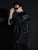 HENTLE Wide Shoulder Rugby Jersey T-Shirt (Black)