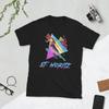 St. Moritz Hemd, Skishirt, Retro Ski St. Moritz, Skifahrer Unisex T-Shirt