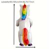Colorful Adult Unicorn Inflatable Costume Cosplay Halloween Event, Unicorn Birthday Party Supplies