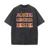 Auntie Godmother Bestie Washed Tshirt, Best Auntie , Aunt Gift, Godmother Announ