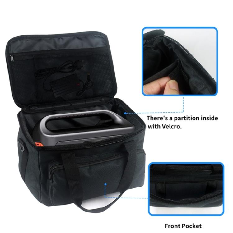 Generator Power Station Carrying Bag Light Weight And Water Resistant Base For Travel Shoulder Bag