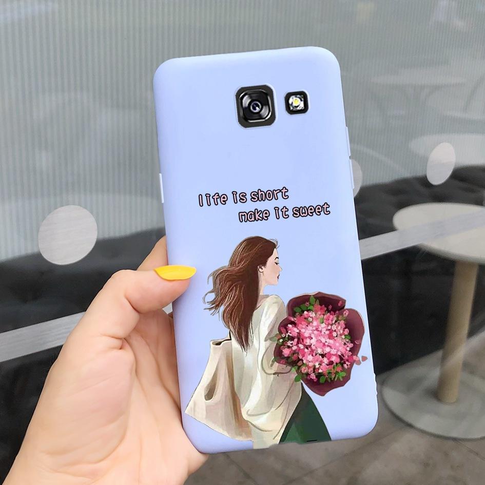 A5 2016 Case For Samsung Galaxy A5 2017 Cover A520 SM-A520F Popular Flower Shockproof Bumper For Samsung A5 2016 A510 Soft Funda