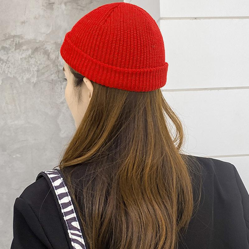 Berretto Quotidiano da Donna Tinta Unita Invernale Morbido Caldo Berretto Invernale Lavorato all'Uncinetto Berretto da Sci Lavorato a Maglia a Cavi Berretti da Notte Berretto a Calotta