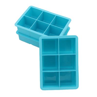 DIY Large Capacity Ice Cube Mold Square Shape Silicone Ice Cube Tray Ice Cream Maker Kitchen Bar Supplies