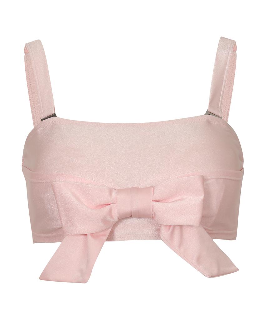 Soltipeullawo Ribbon Bra Top Baby Pink