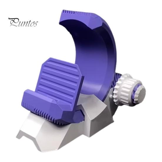 

Подставка для телефона с 3D-печатью, елочка, полукруглый держатель для телефона, универсальная подставка с регулируемым углом наклона для дома, путешествий и использования на открытом воздухе белый/фиолетовый