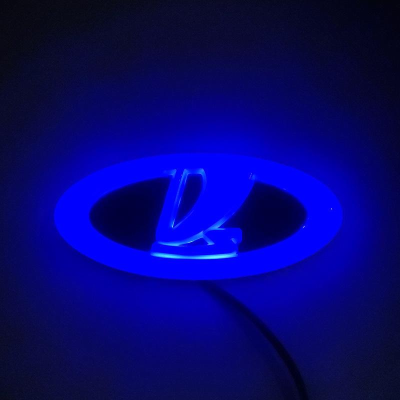 Luminous 4D LED Rear Logo Light for LADA Cars