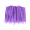 100 Stück Oraler Mikroapplikator Pinsel Lila Einwegstab Tragbar Kompaktes Dentalwerkzeug