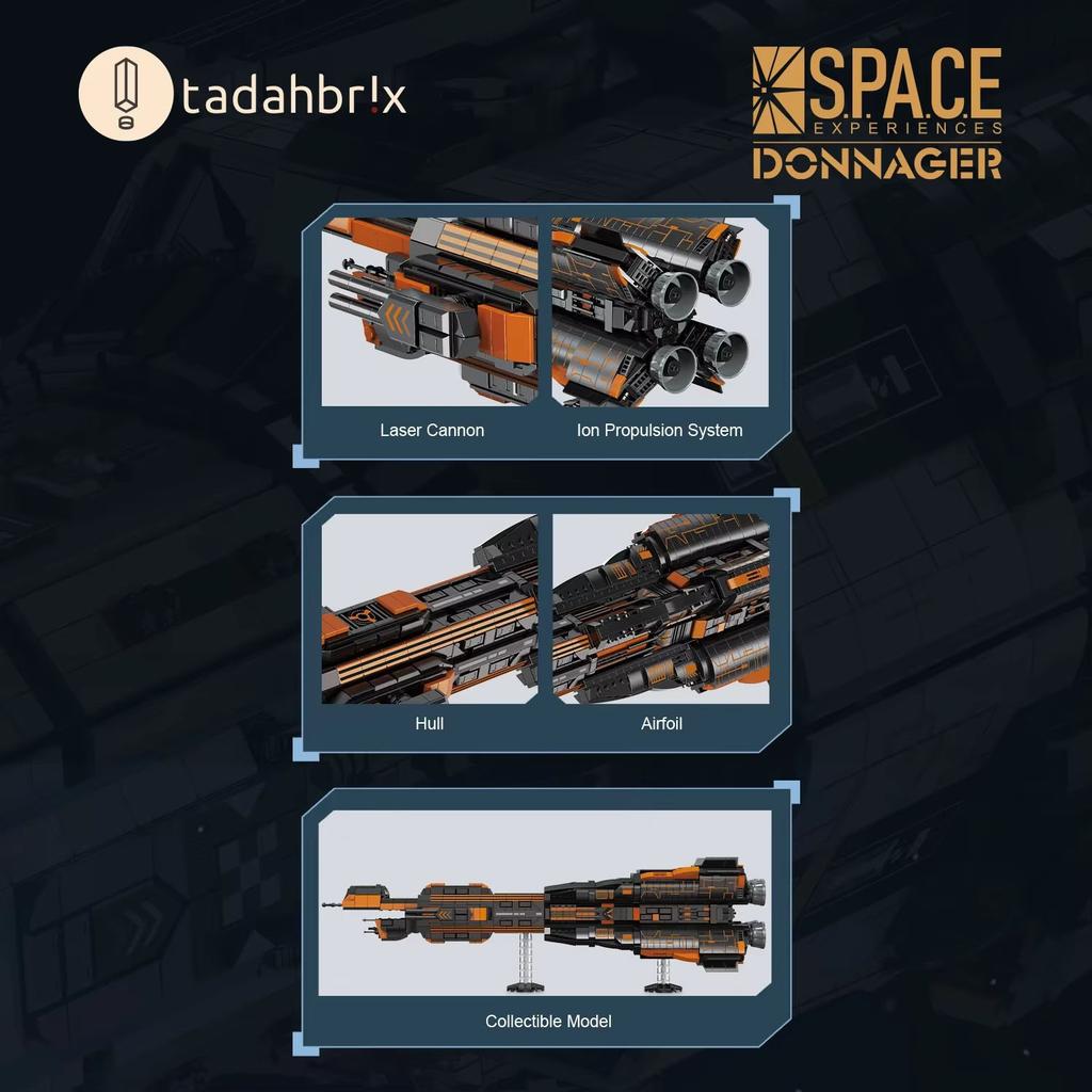 Non-Toxic 1888Pcs Space Battleship Building Blocks Spaceship Fighter Moc Model Bricks Kits Desktop Decoration Kids Diy Toys Holiday Gifts