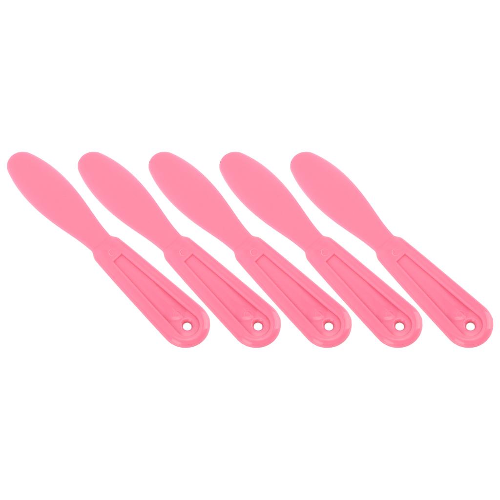 5PCS Plaster Spatula Plastic Ergonomic Design Easy to Clean Wear Resistant Mixing Stirring Spatula
