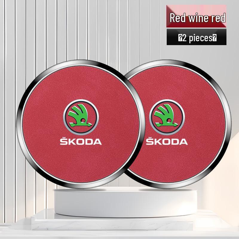 Skoda Kodiaq Cup Holder Coaster for 2017-2024 Models, Alloy