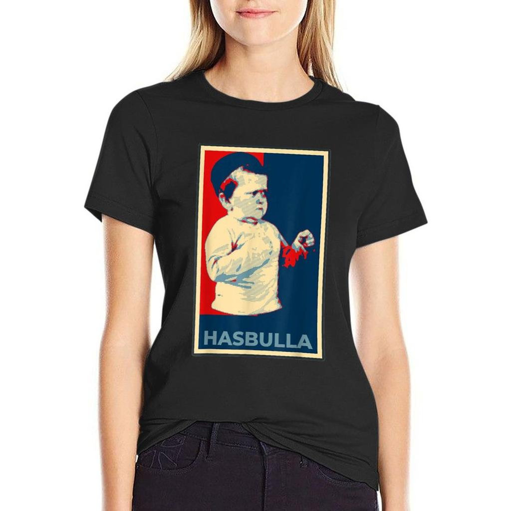 Hasbulla - Hasbulla Hasbullah Smile - Hasbullah T-Shirt Oversized Summer Top Summer Tops T-Shirt Dress For Women Long