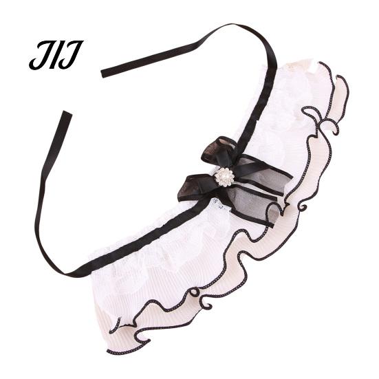 Puppy Formal Neckwear Lace Ruffle Cat Collar, Elegant Pet Bandana Bib with Bow Knot, Retro Costume for Party Cute Princess Collar Cats Small