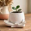 Vaso per Piante Carino Personaggio Stampato 3D, Mini Vaso per Fiori Succulenti per Decorazione da Scrivania