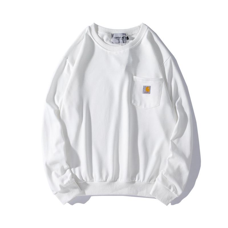 Unisex Fleece-Lined Classic Carhartt Crewneck Hoodie for Autumn/Winter