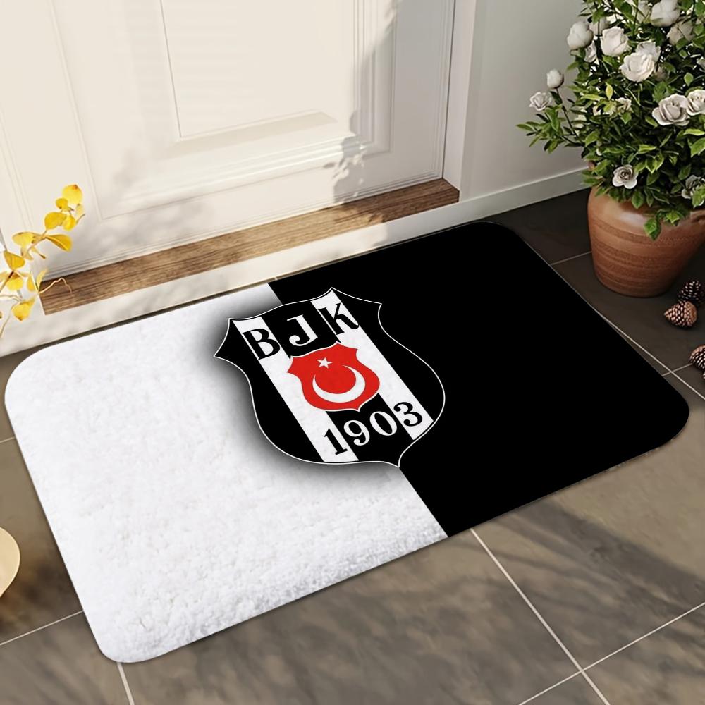 1pc Fashion Besiktas BJK Bathroom Absorbent Mats Anti-Slip Mats Home Decor Supplies Carpets Home Kitchen Floor Mats