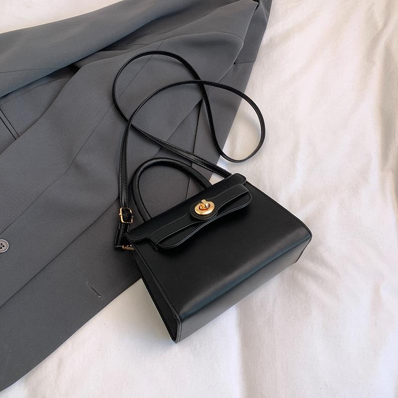 

Ретро универсальная сумка весна-лето 2025 года, новая сумка через плечо, модная женская сумка через плечо с косым ремешком чёрный