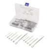 Stainless Steel Cotter Pin Fastener Kit 6 Size M1.6x25 M2.5x25 40 M3.0x30 40 M4x60 for Auto Truck Garage Workshop Repair