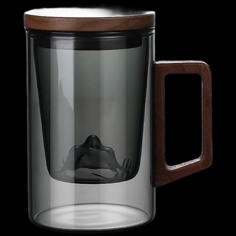 Стеклянная кружка-заварник Shang Heng