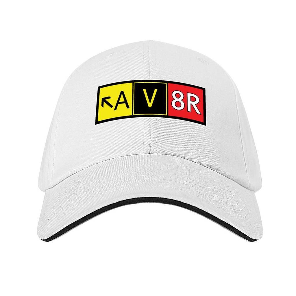 AV8R Aiport Taxi Way Sign for Aviation Lovers and Aircraft Enthusiasts Baseball Cap black Bobble Hat Womens Hats Mens