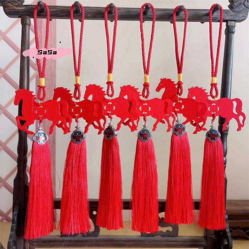 S-1Pc 2026 Year Of The Horse Zodiac Pendant Wall Hanging Ornament New Year Lucky Decoration For Home Festival Gift