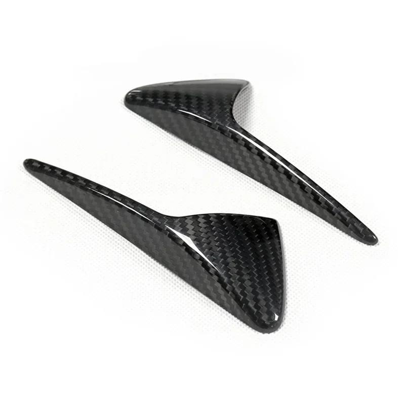 For Tesla Model 3 Y X S Side Camera Protection Cover Carbon Fiber Fender Trim Cover Car Modification Accessories Tesla 2017-2025