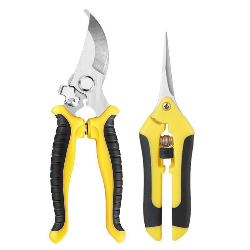 Customized Stainless Steel Pruning and Grapes Shear Set - Includes Garden Tools and Fruit Picking Scissors.