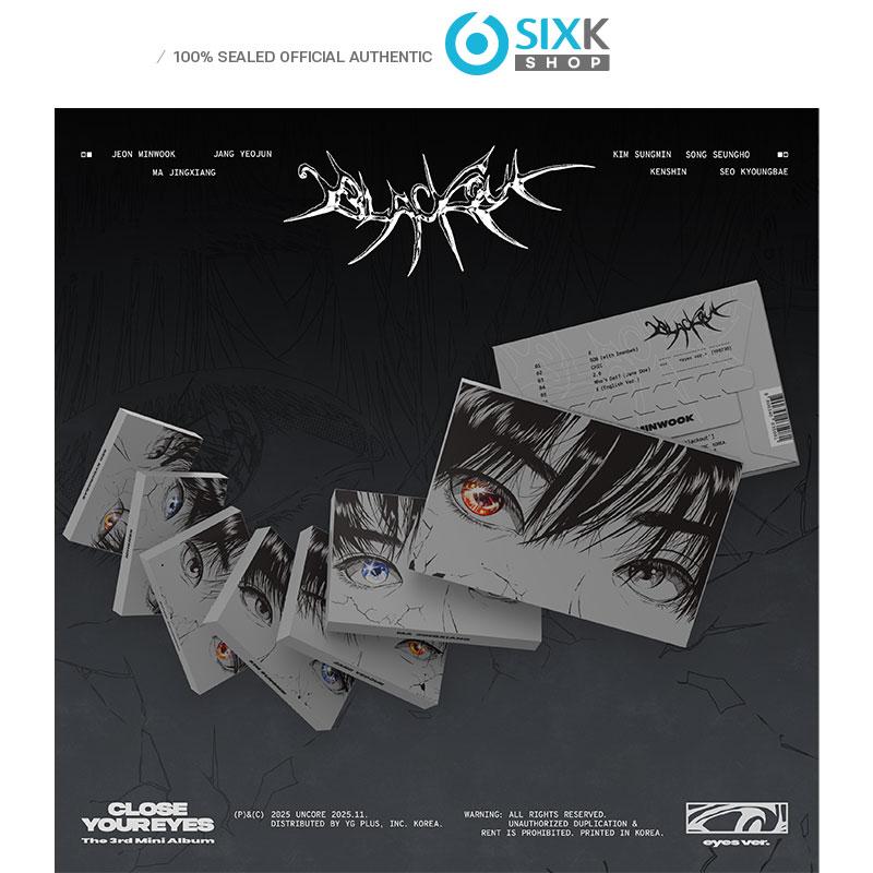 

[Предзаказ] CLOSE YOUR EYES 3-й мини-альбом [blackout](глаза вер.) [NO POB] SET 7EA