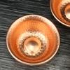 Copper Water Offering Bowl Glossy Buddhism Tibetan Bowl Holy Water Bowl  Decorative