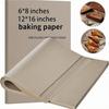 200/100/50Pc Baking Paper Non-Stick Parchment Baking Sheet for Oven Air Fryer Grilling Mat Paper Food Wrapping Paper Baking Tool