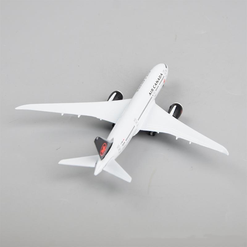 20cm Metal Scale Aircraft Air Canada Airlines B787 Airways Plane Model Toy Diecast Airplanes Building Kit W Wheels Collection