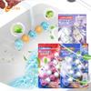 16/12/8//4 bucăți de curățat pentru toaletă, produse de curățare cu parfum de casă, scurgere de toaletă, bile de detergent pentru agățat, odorizant de parfum pentru toaletă de baie