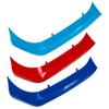 BMW 1 F20 / F21 15-18 Grille Inserts (kidney - 9 RIBS) M-PACKAGE 3 Pcs. SET