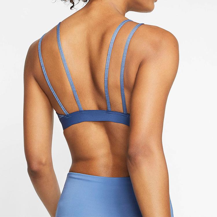 Nike Medium Support Sports Yoga Bra Women Underwear Blue BV4865-469