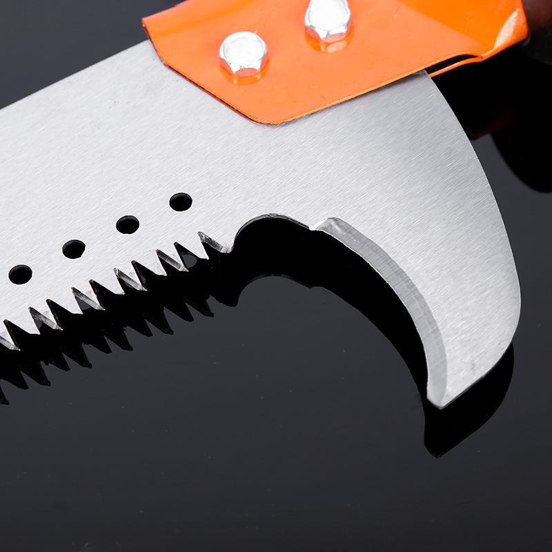 Curved Double Hook Pruning Saw for Garden and Woodworking