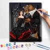 Disney Beauty and the Beast oil paint by numbers painting kit handmade diy home decor gifts wall art canvas picture artistic craft