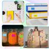 Tallew 2800Pieces 10 Color Coding Labels Rectangle Colored Stickers Assorted Removable Stickers for Classrooms Offices Labeling Marking(0.5" X 0.75")