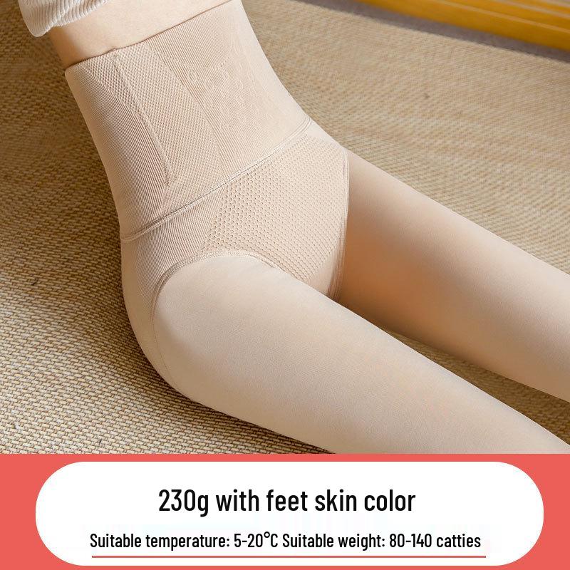 Bare Leg Artifact Damen Dicke hautfarbene warme Strumpfhosen und Leggings für Frühling und Herbst